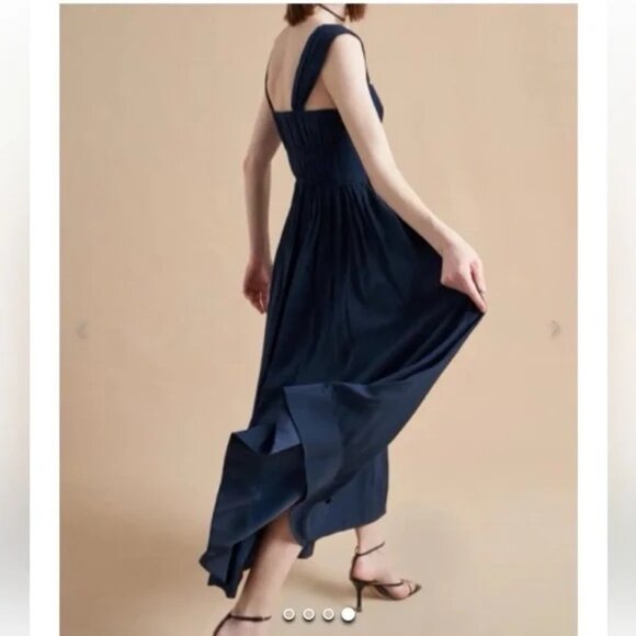 LA LIGNE FABIANA DRESS NAVY Blue DRESS SIZE S - Picture 2 of 9